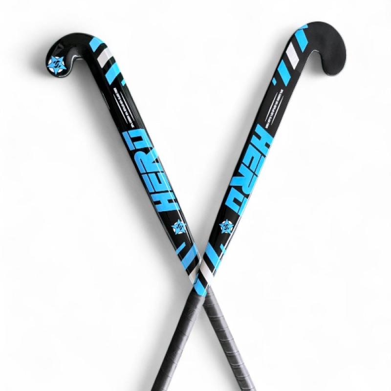 Hero Field Hockey Stick 30% Carbon 10% Kevlar |Size 36.5 37.5| Low Bow 24.7mm | Carve Head | Hockey Stick | Kayu Hoki Malaysia