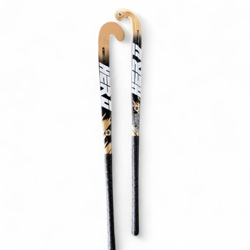 Hero Field Hockey Stick Hero 50% Carbon10% Kevlar Size 36.5 & 37.5 Inch Maxi Head Shape Carve 24.7mm Low Bow Light Weight Hockey Stick | Kayu Hoki Malaysia